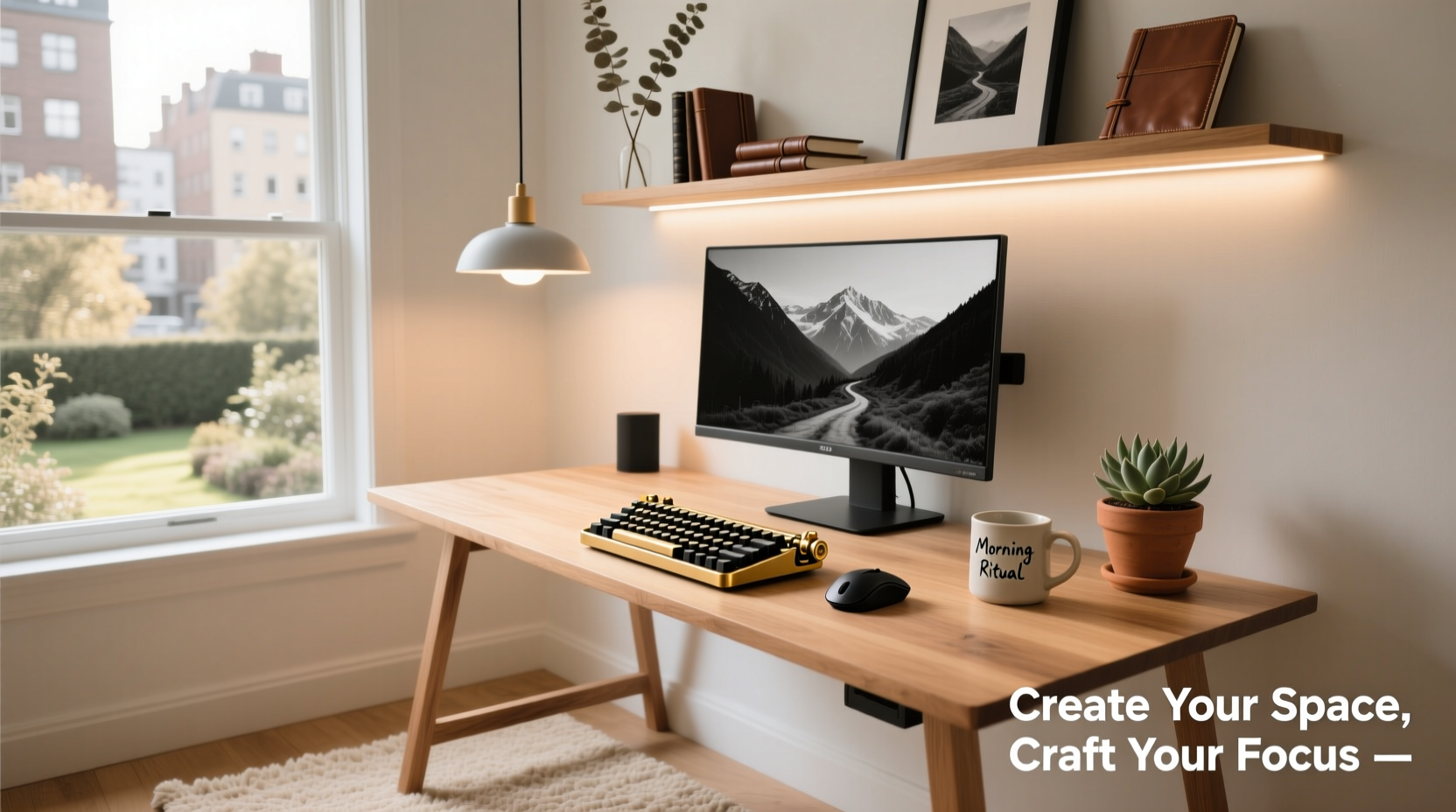 creative step by step guide to crafting a custom desktop workspace at home