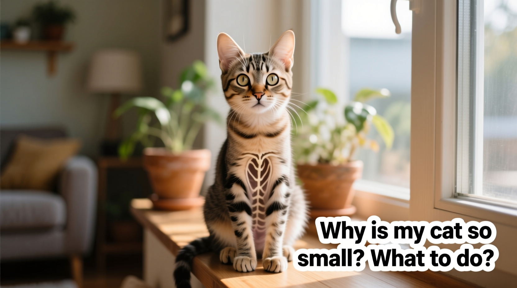 why is my cat so small reasons what to do