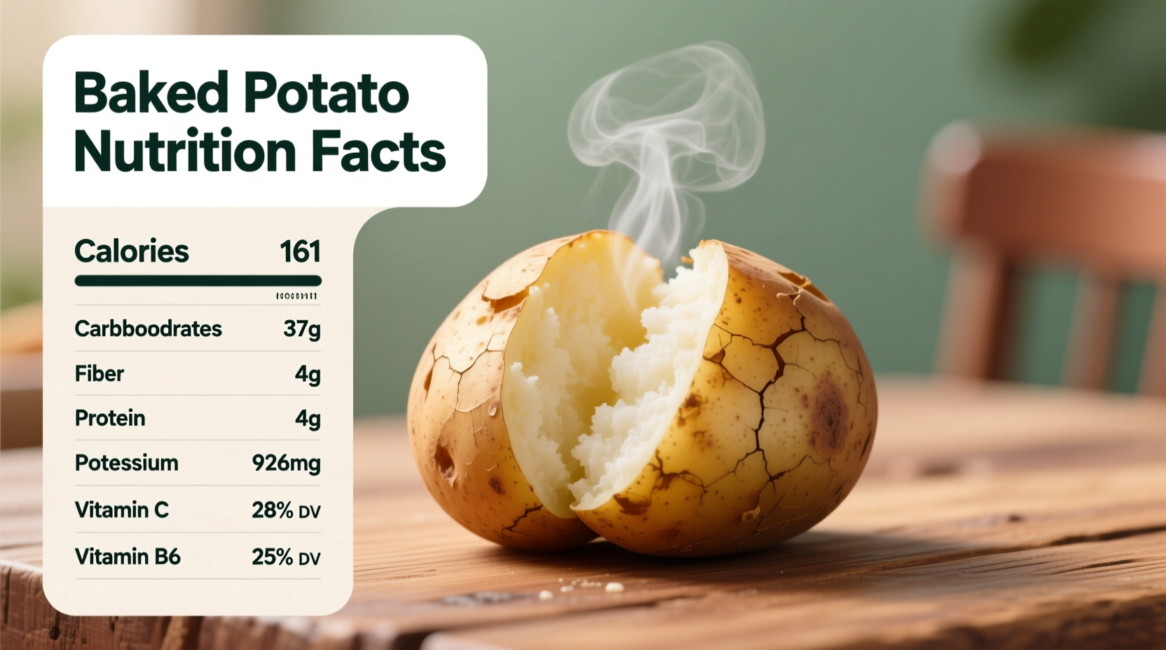 baked potato nutrition info