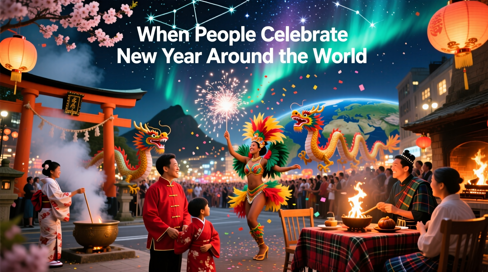 when people celebrate new year