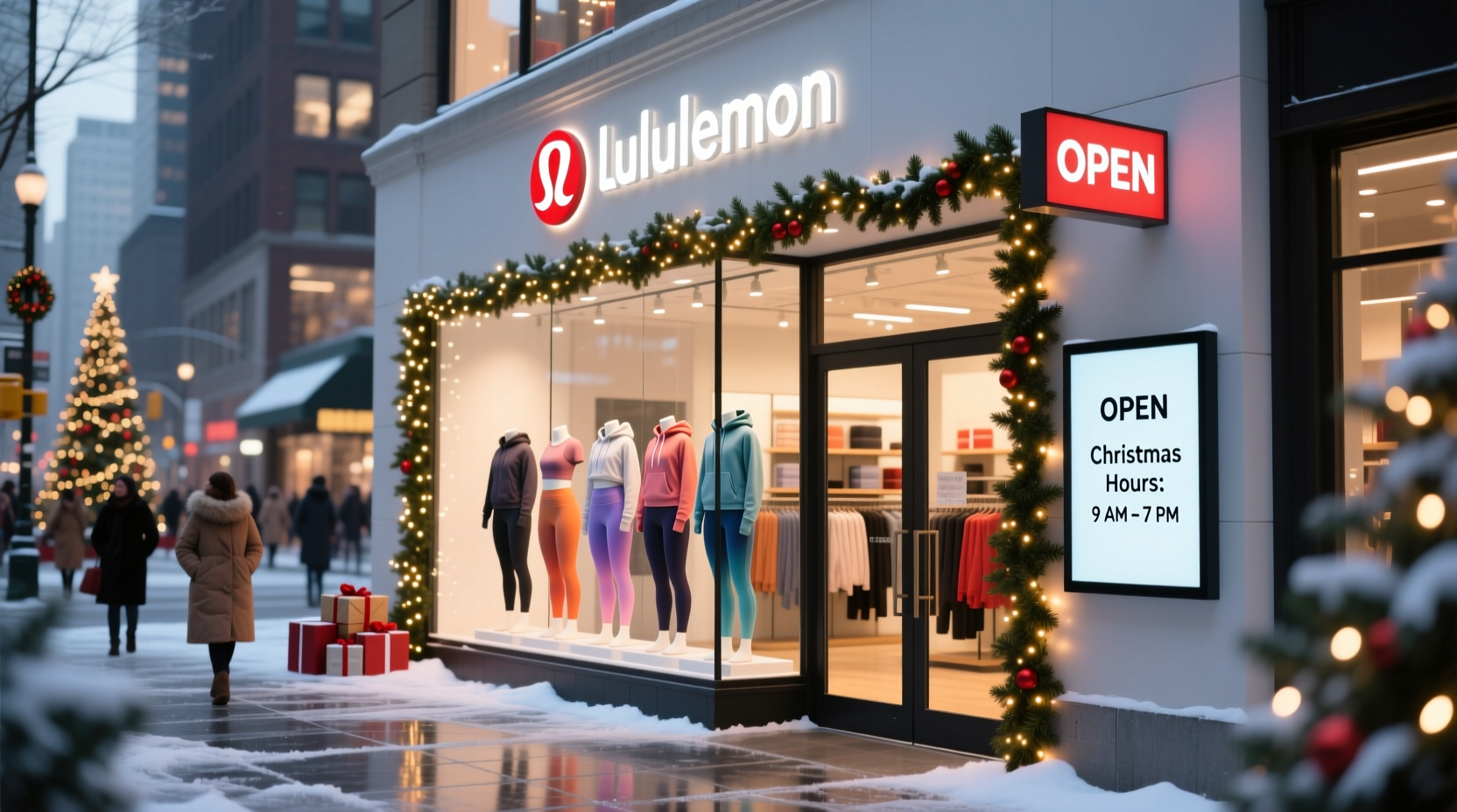 is lululemon open on christmas