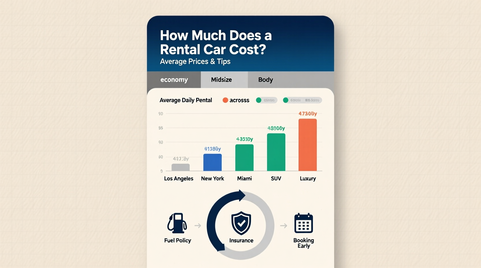 how much does it cost for a rental car