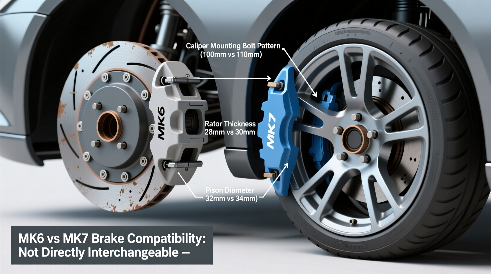 2019 Jeep Grand Cherokee Drilled & Slotted Brake Kits - View #7