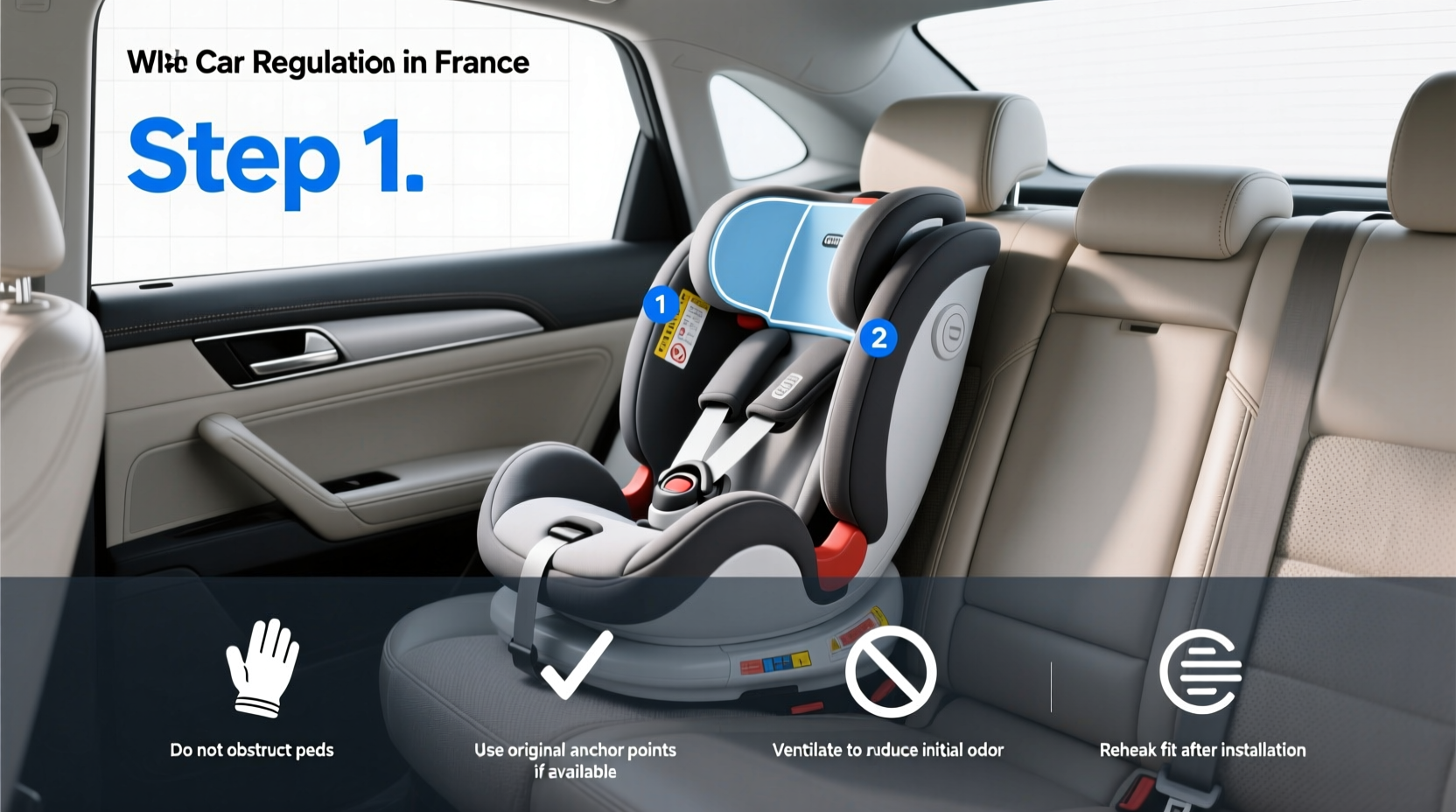 child car seat regulations france