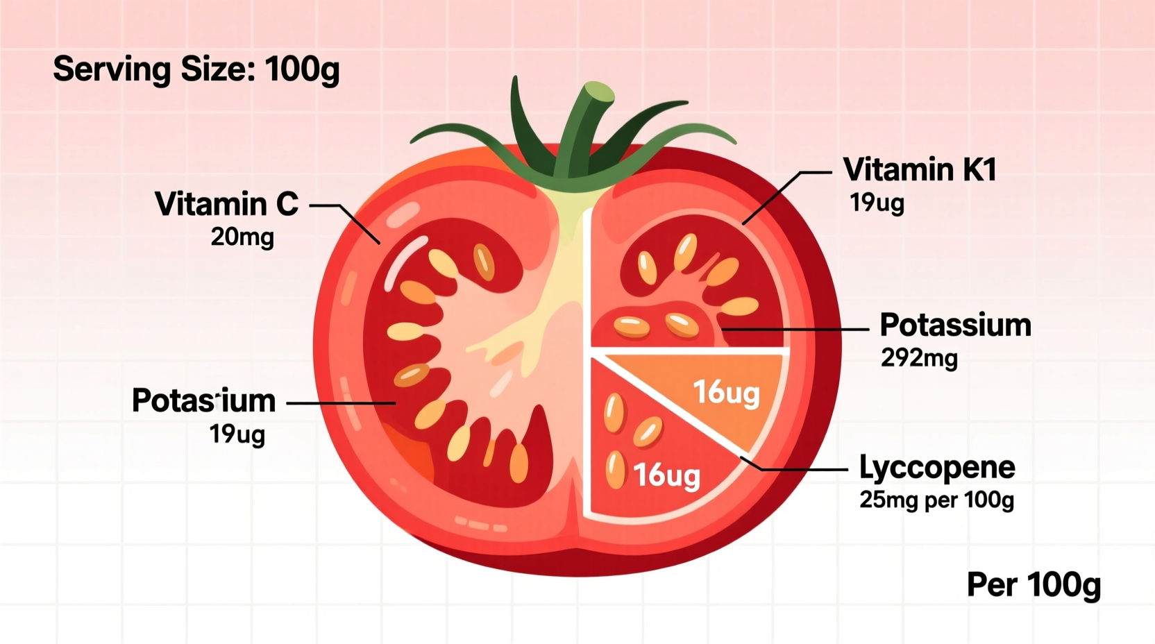 tomato nutritional information