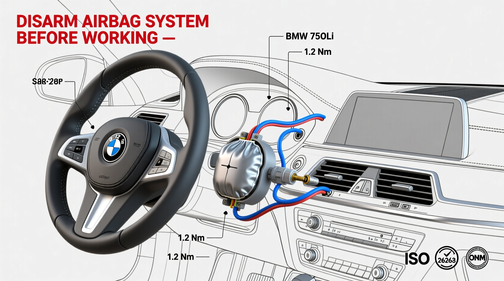 750Li Steering Airbag Replacement: OEM Procedure & Compliance Guide