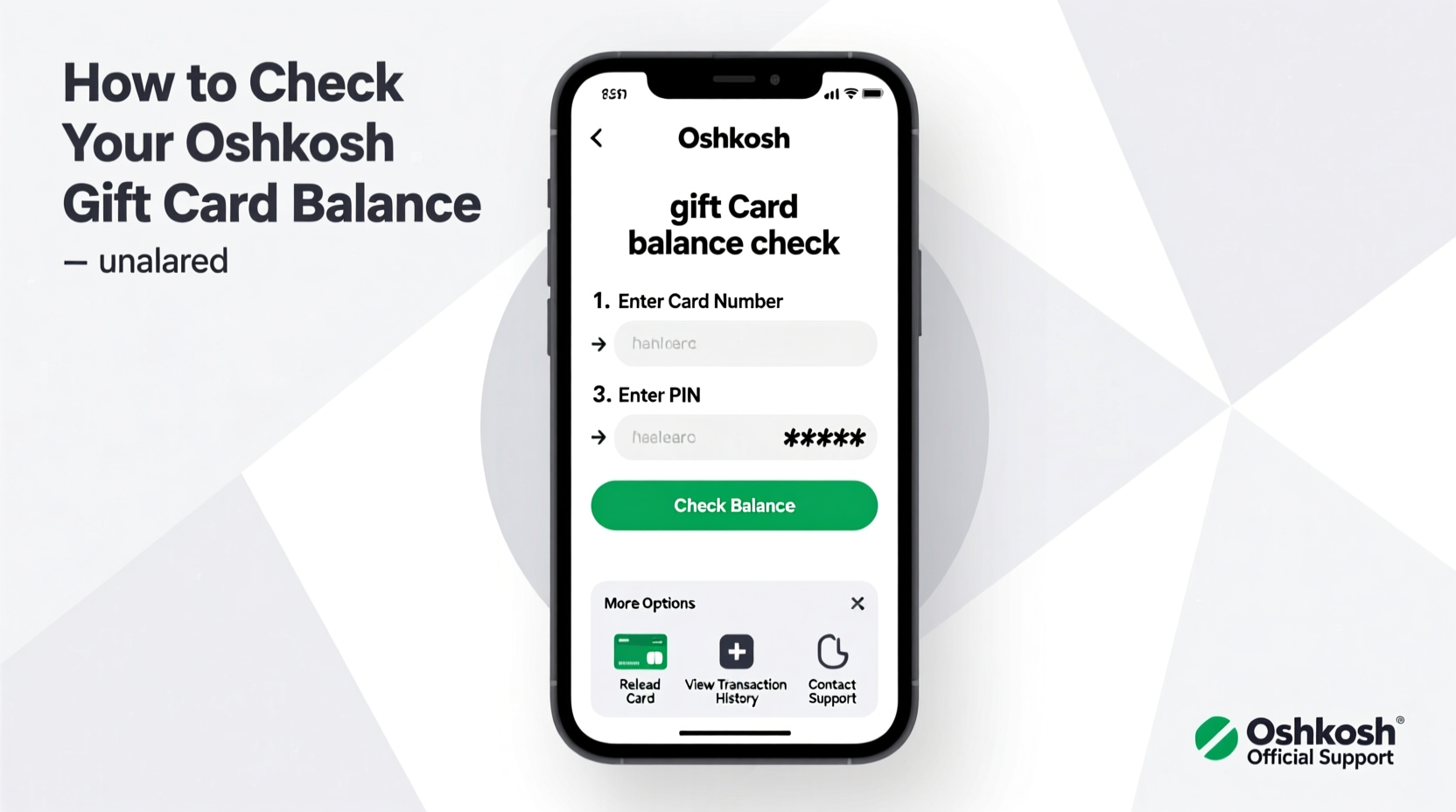 check oshkosh gift card balance simple steps more options