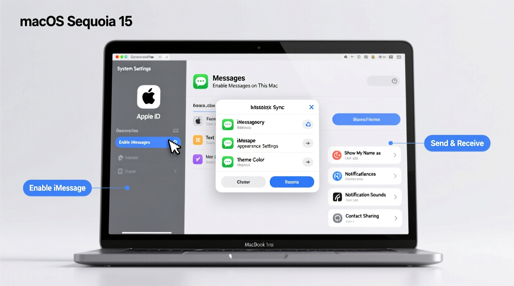 how to enable and customize messages on mac for seamless messaging