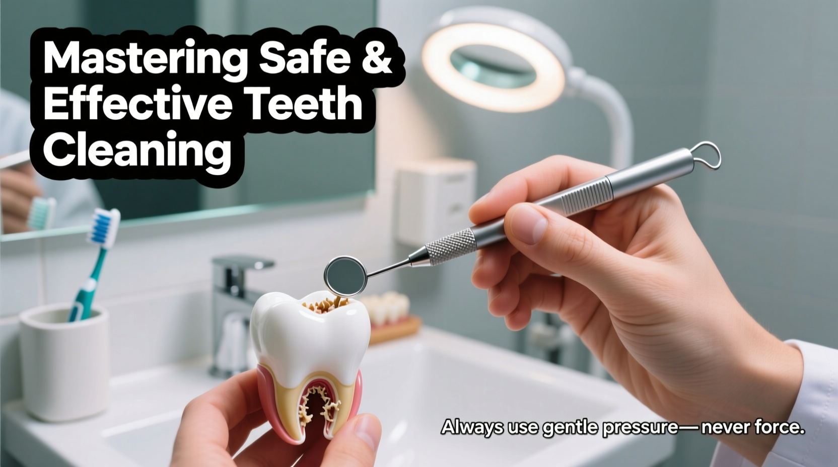 mastering safe and effective teeth cleaning a practical guide on how to use a tooth scaler at home
