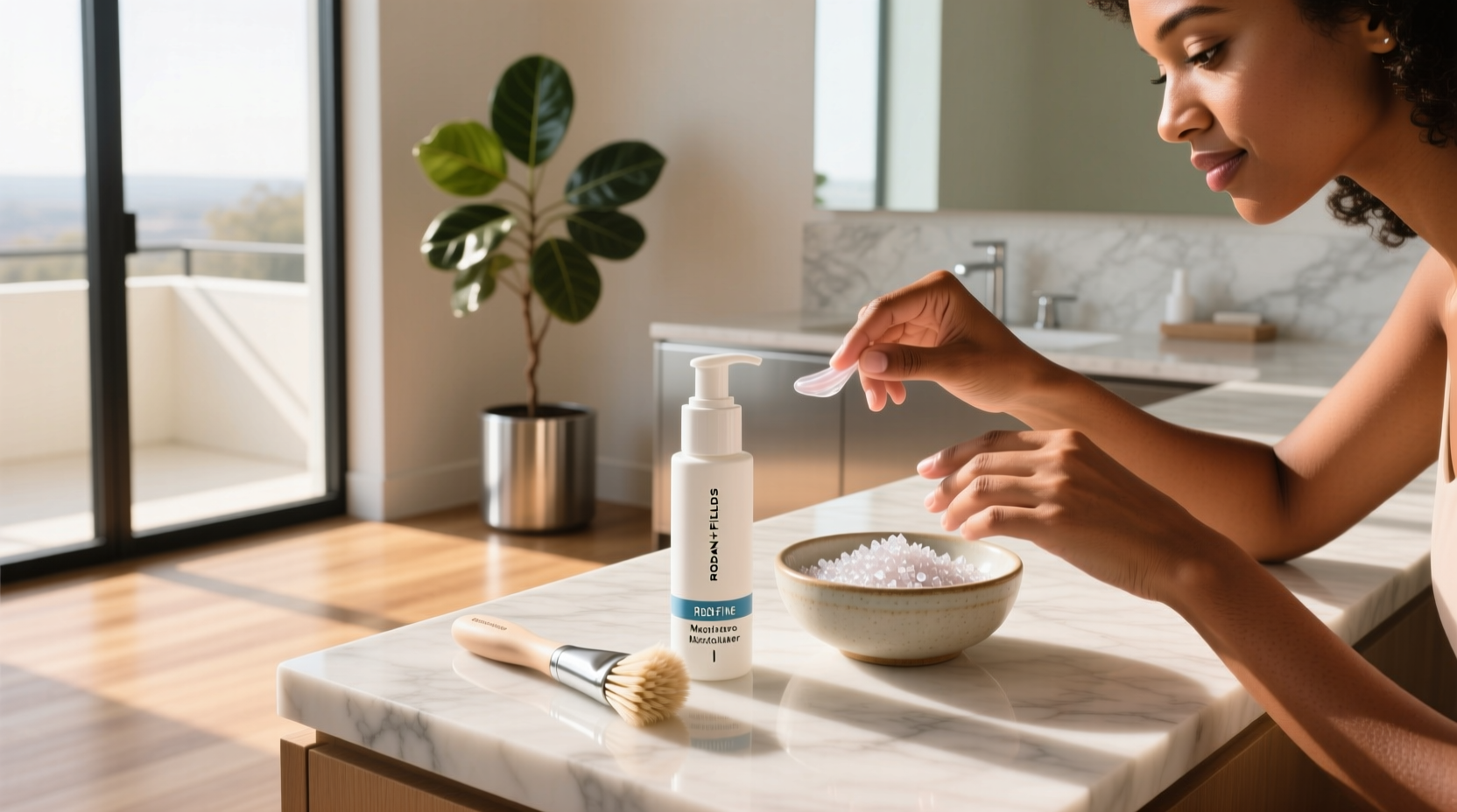 how to use rodan + fields redefine macro exfoliator