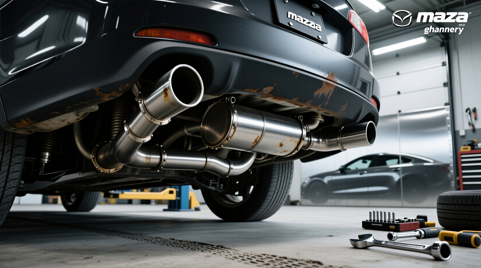 2006 mazda 6 exhaust system guide