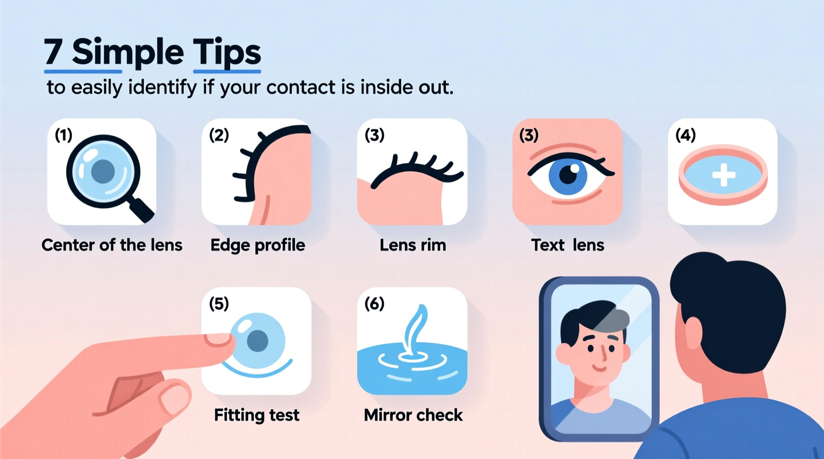 7 simple tips to easily identify if your contact lens is inside out