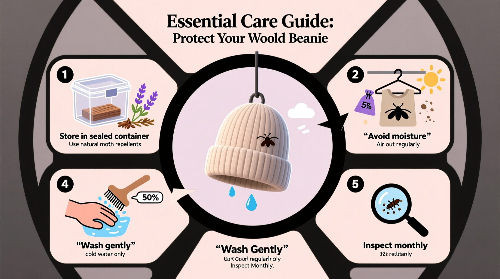 essential care guide how to protect your wool beanie from moths and damage effectively
