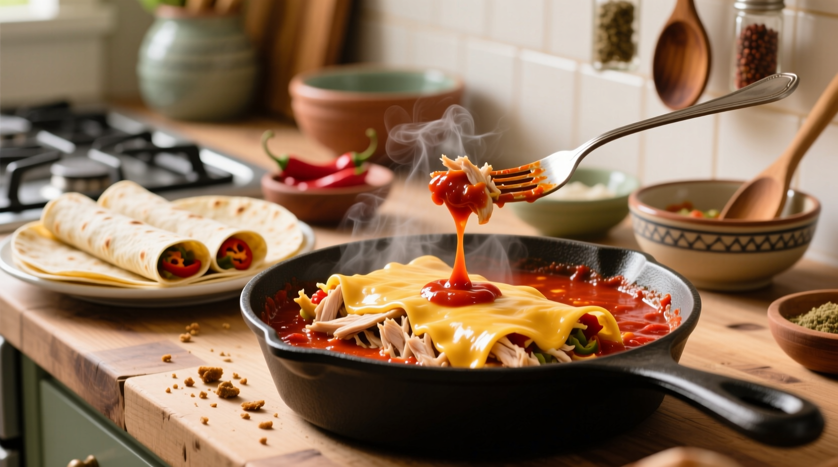 how to make enchiladas