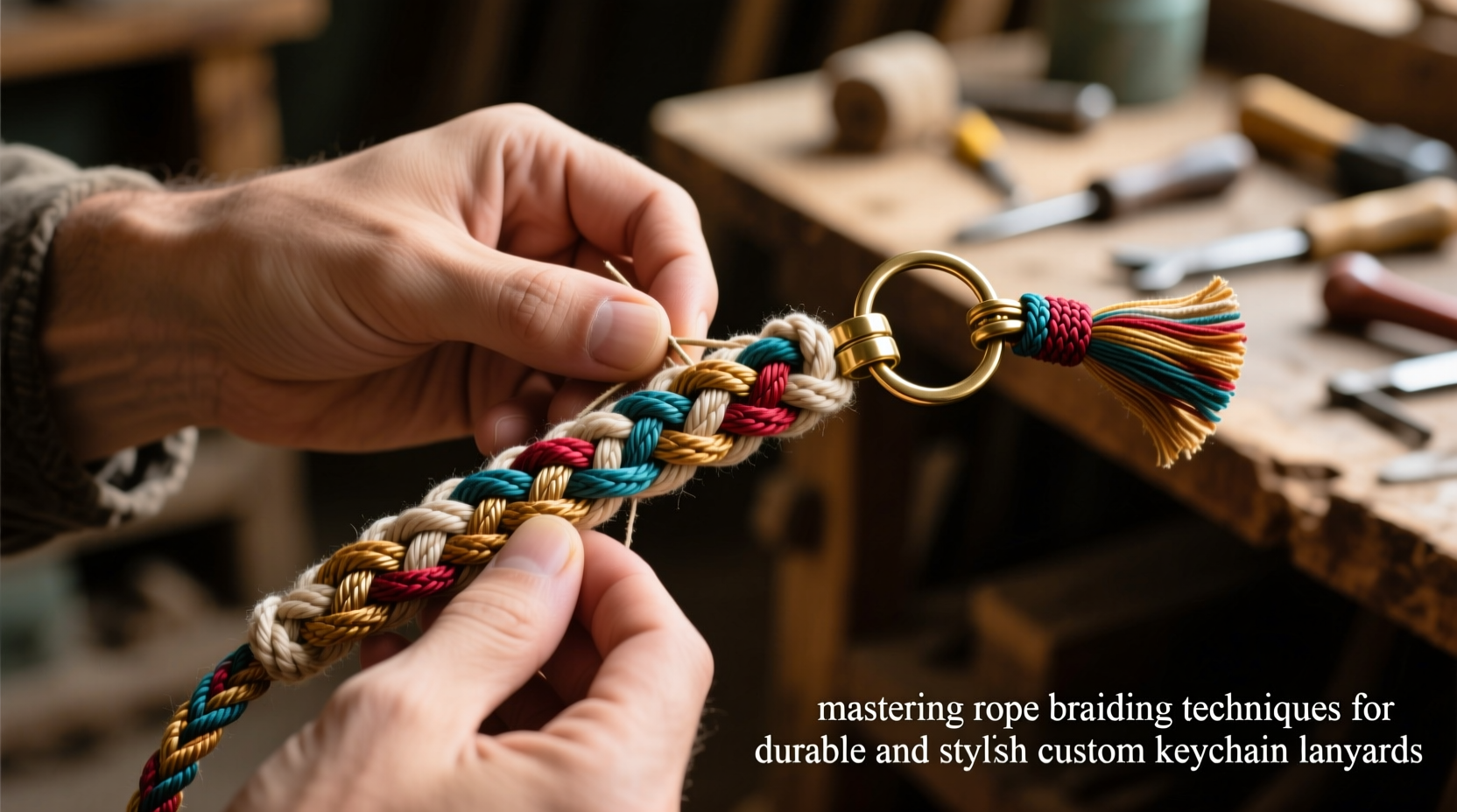 mastering rope braiding techniques for durable and stylish custom keychain lanyards