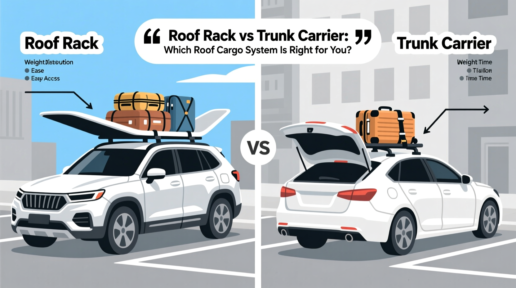 roof rack vs trunk carrier