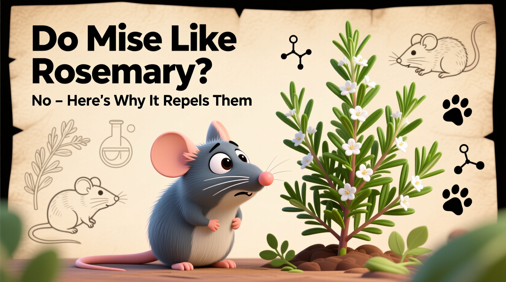 do mice like rosemary
