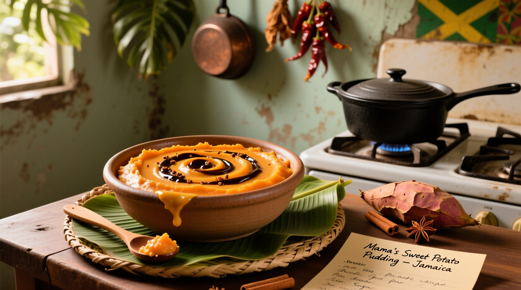 Authentic Jamaican Sweet Potato Pudding Recipe - Traditional Method