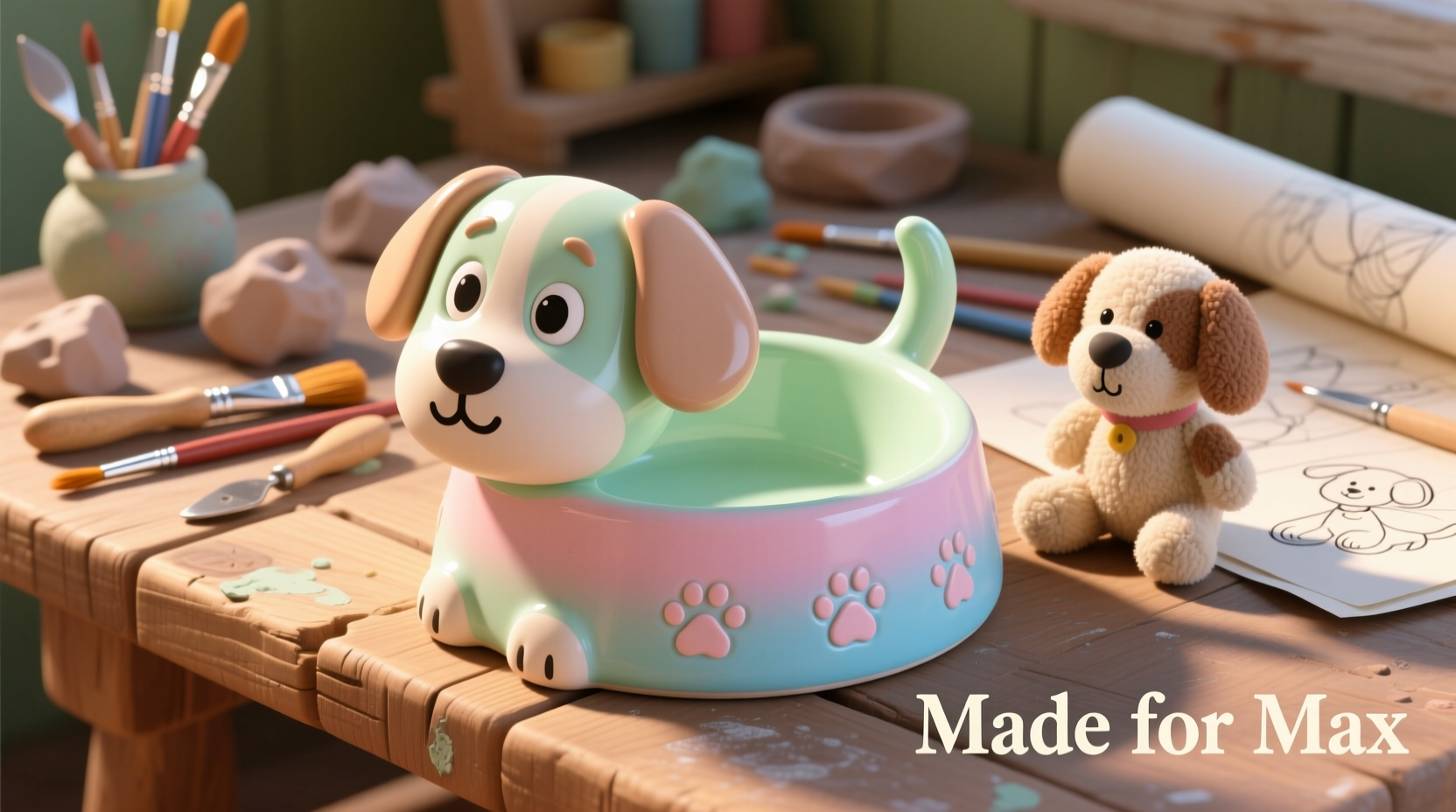 creative and easy ways to make a custom toy dog bowl for your pet