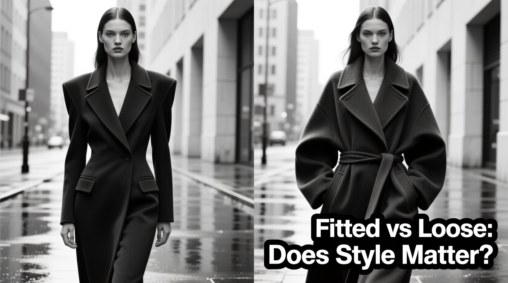 fitted vs loose coats does the style actually matter or just personal preference