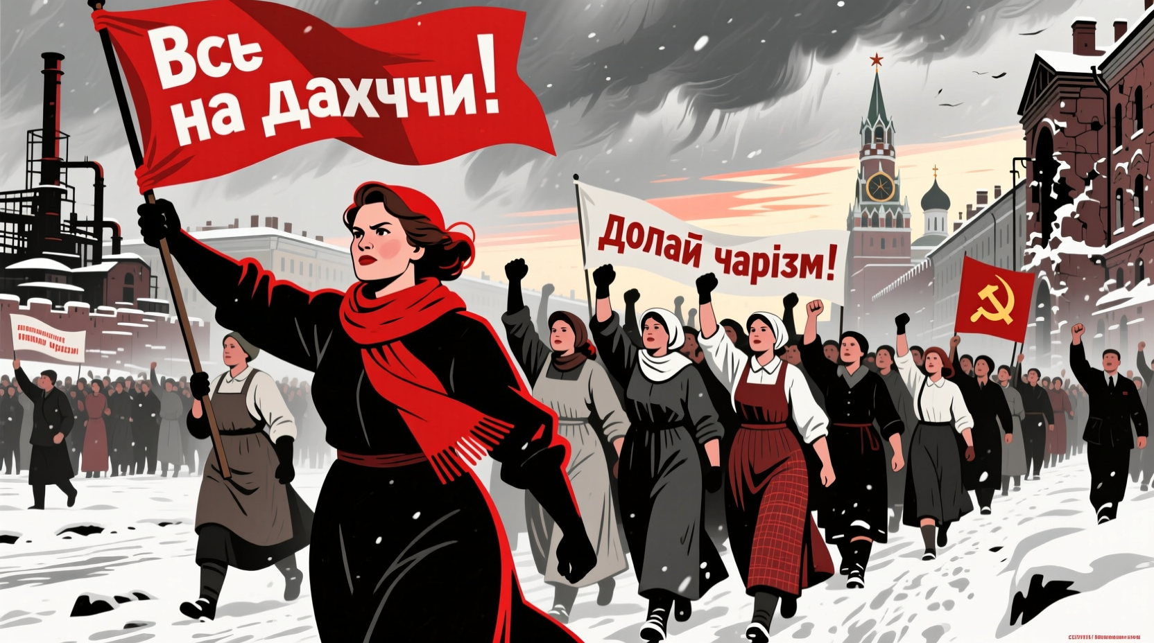 national womens day russia 1917