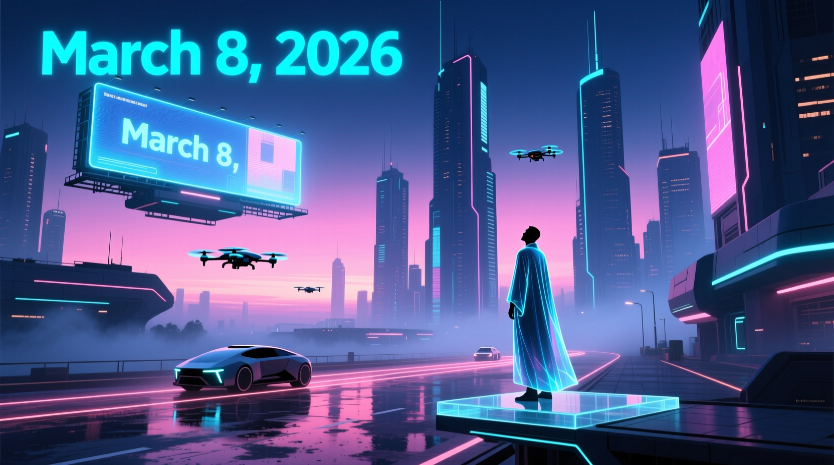 how many days has it been since march 8 2026