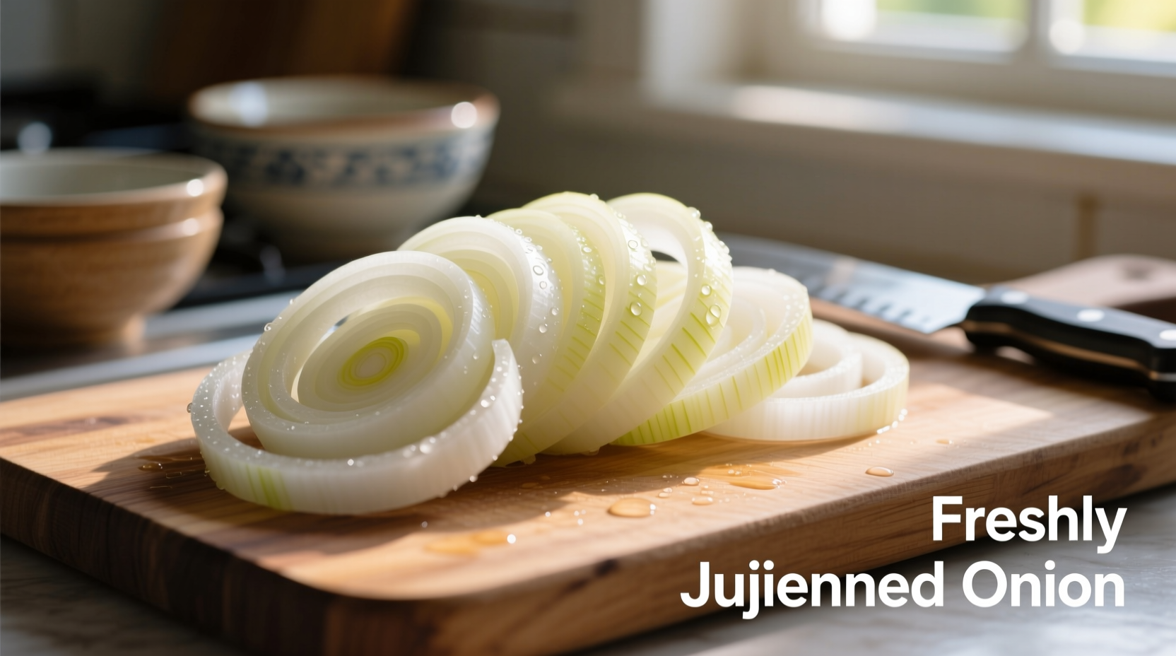 julienned onion