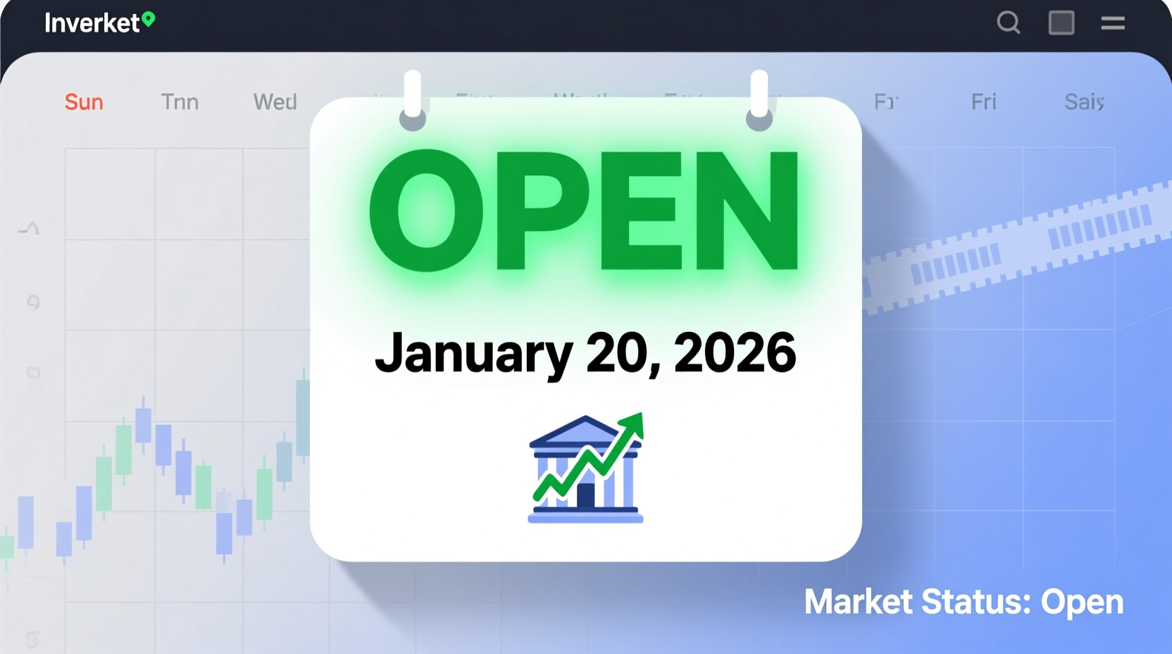 Is the Stock Market Open on January 20, 2026?