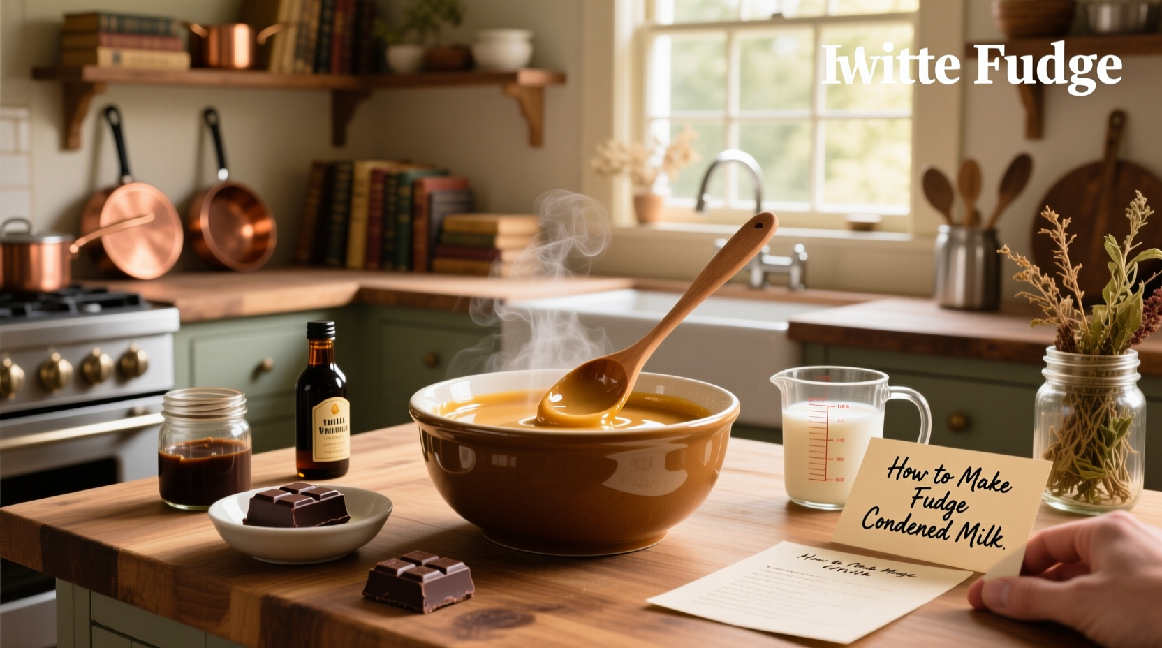 2 ingredient fudge with condensed milk