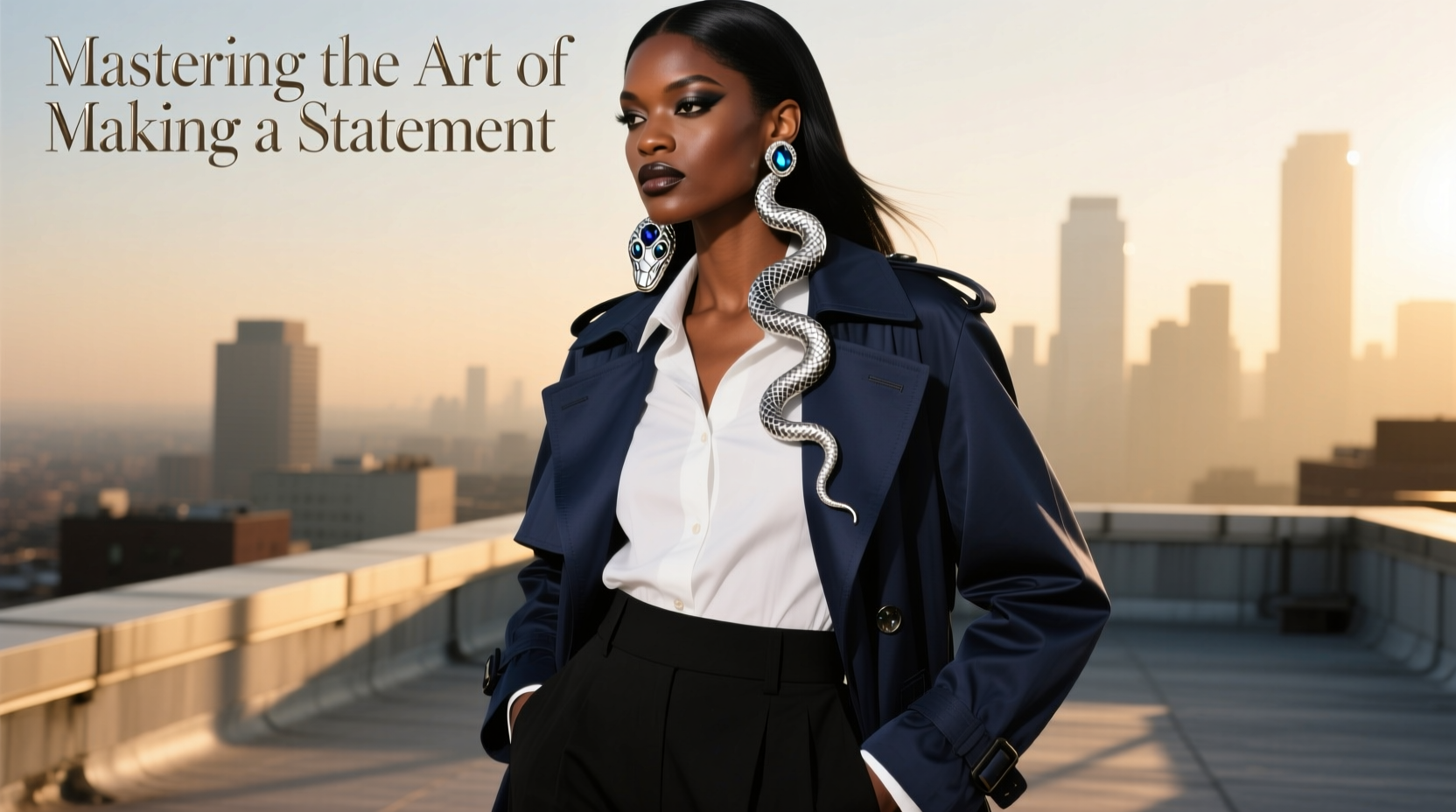 mastering the art of making a statement with snakehead earrings styling tips and outfit ideas