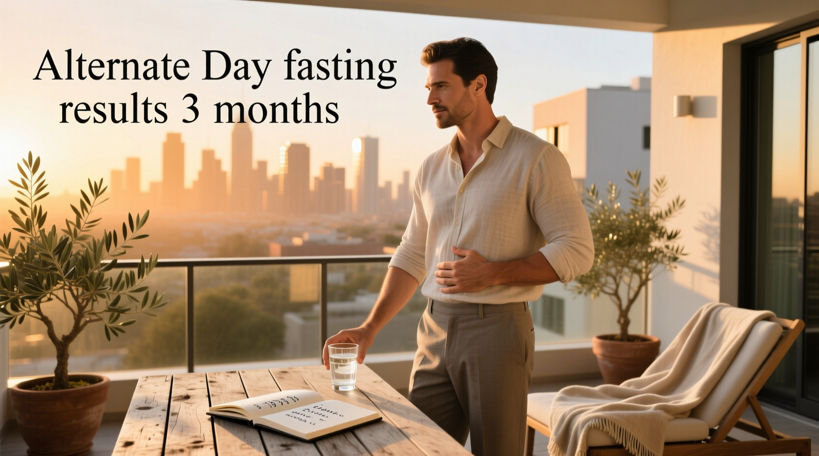 alternate day fasting results after 3 months