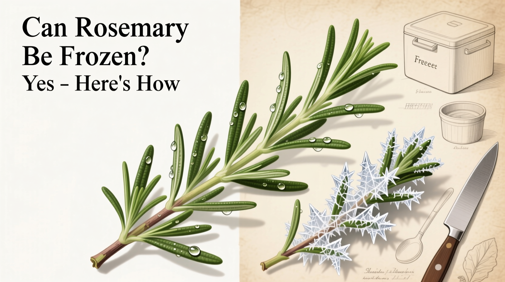 Can Rosemary Be Frozen? Yes – Here's How