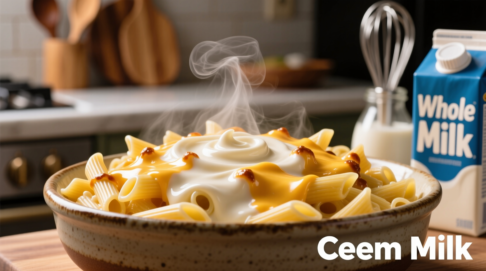 cook your pasta in milk for super creamy mac and cheese