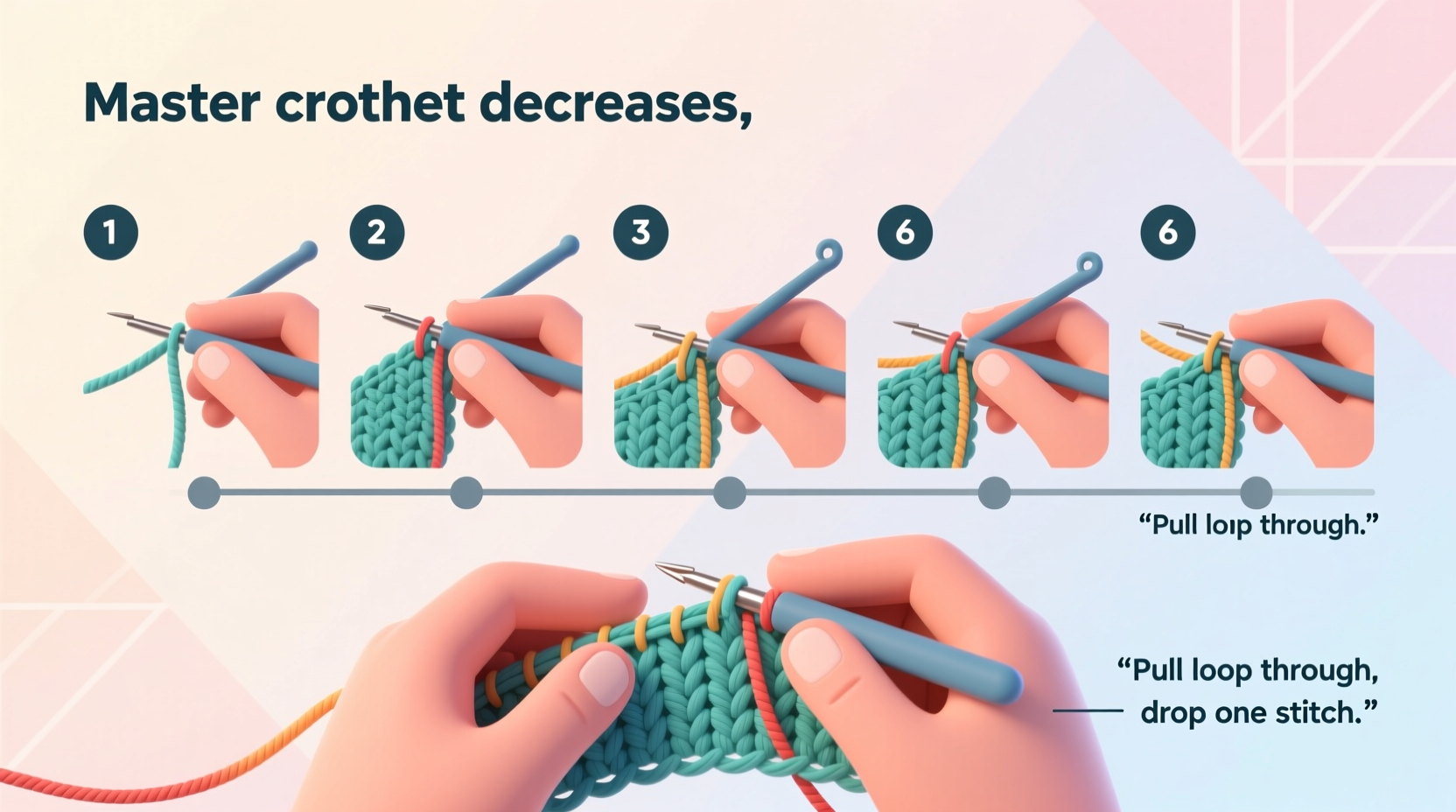 mastering crochet decreases a step by step guide to sharpen your skills