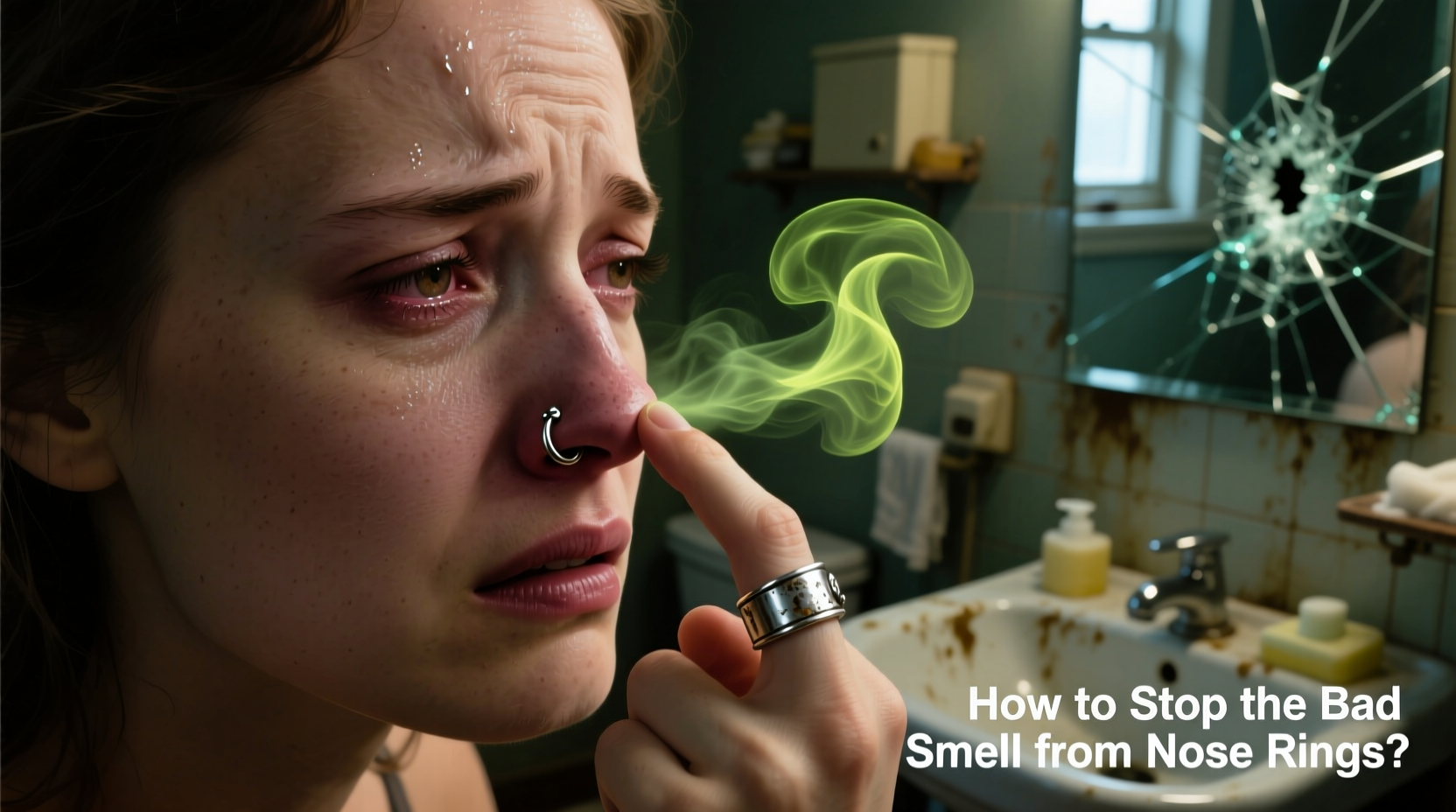 nose ring stinky causes how to stop the bad smell