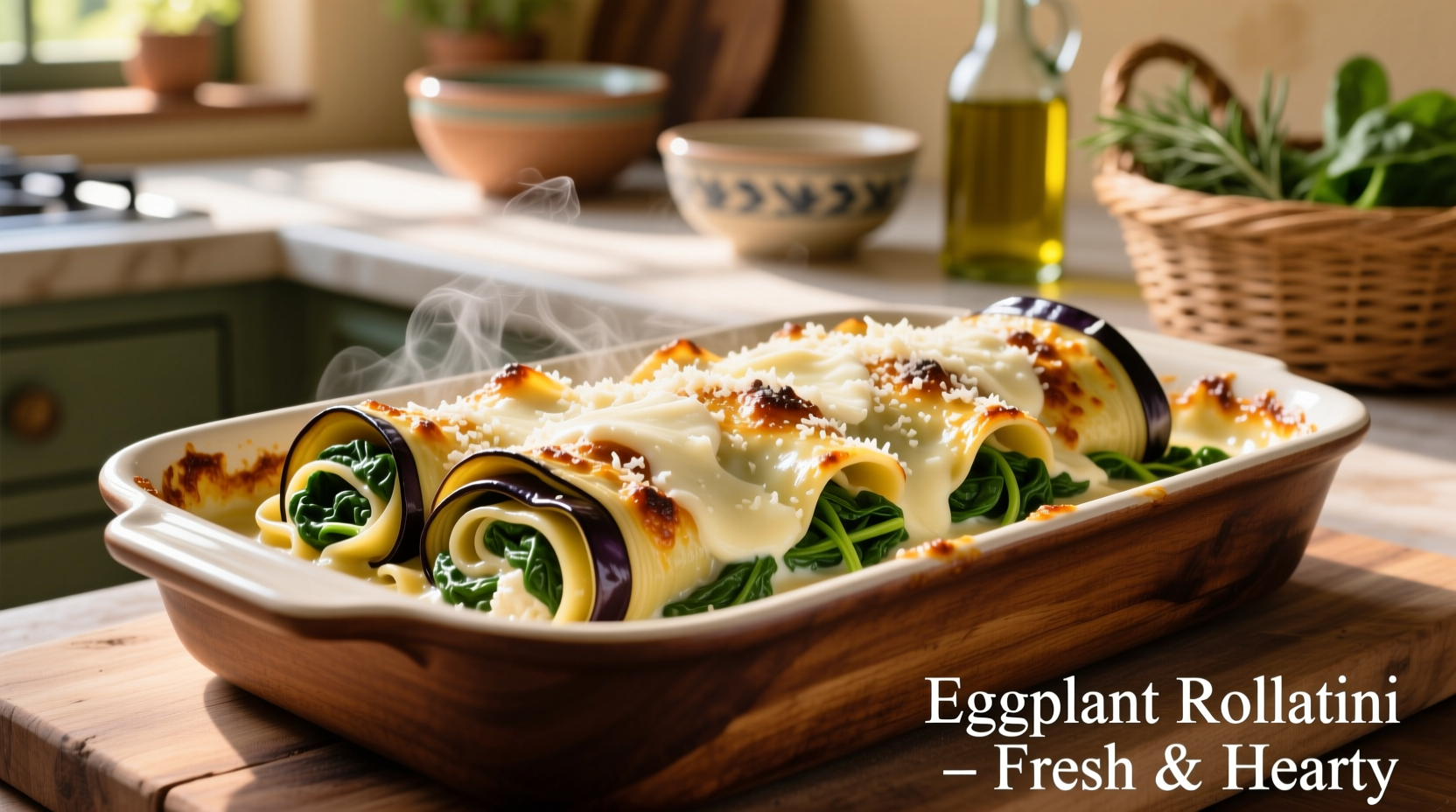 Perfect Eggplant Rollatini with Spinach: No-Fry Recipe