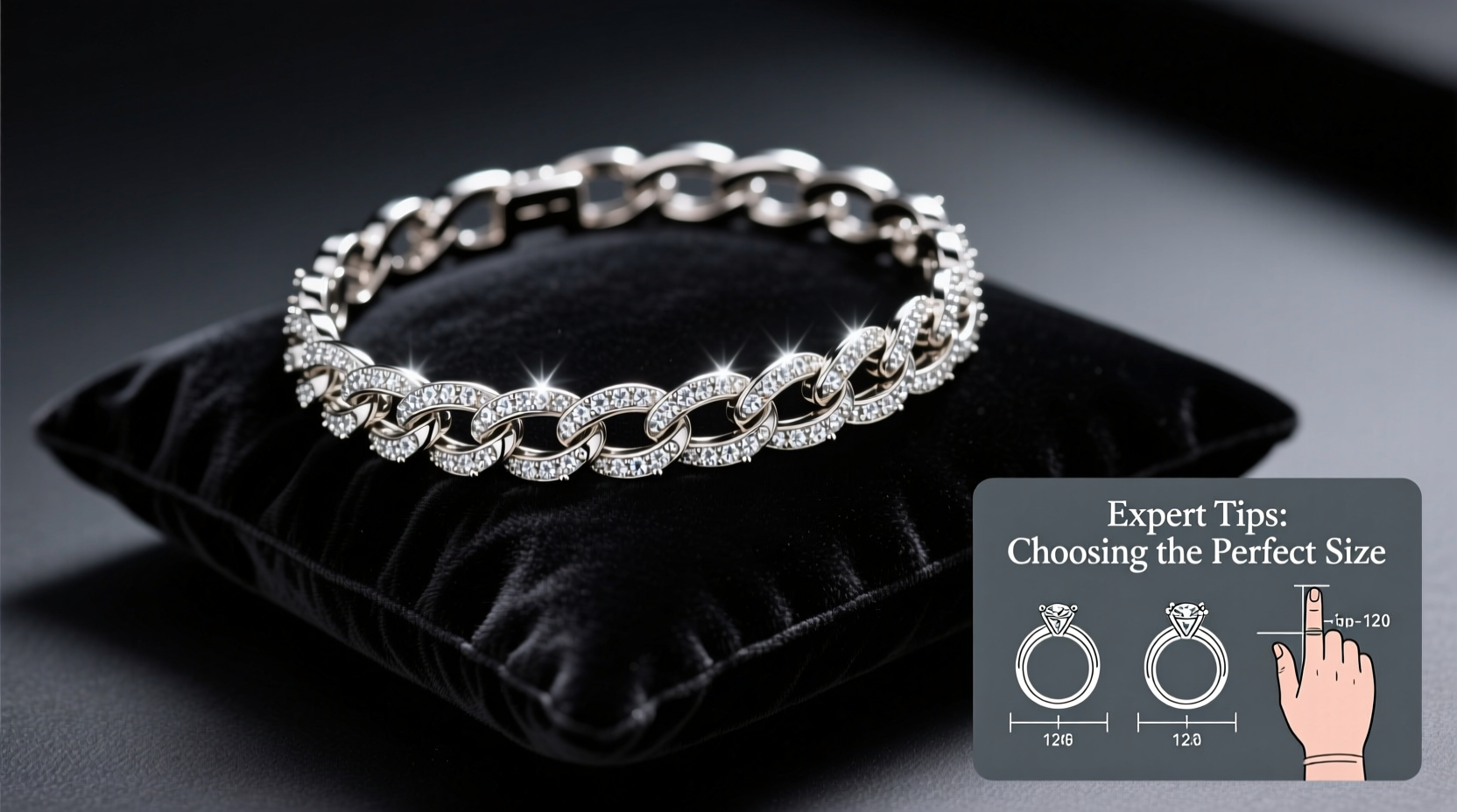 expert tips for choosing the perfect moissanite cuban link bracelet size with confidence