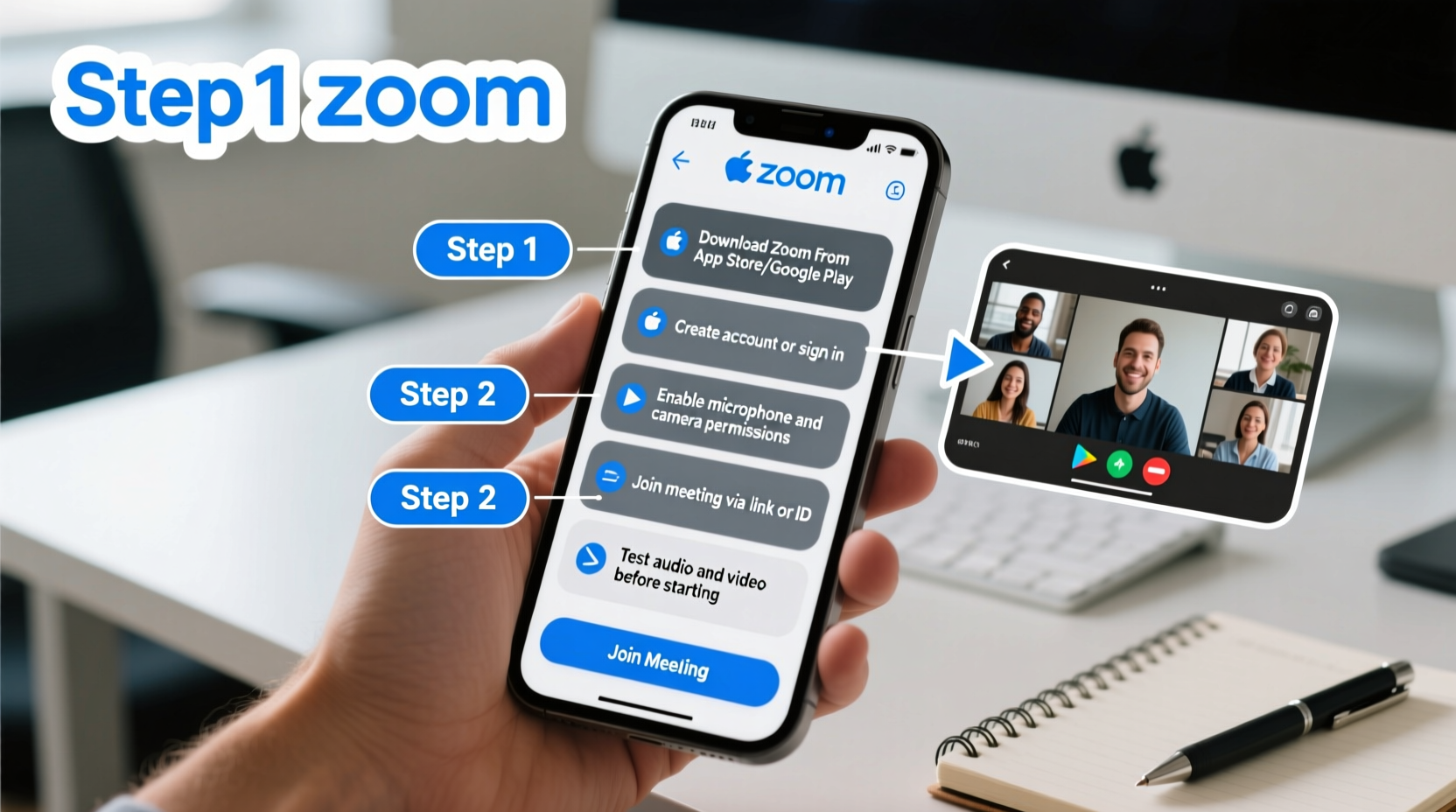 step by step guide to setting up zoom on your phone for seamless meetings