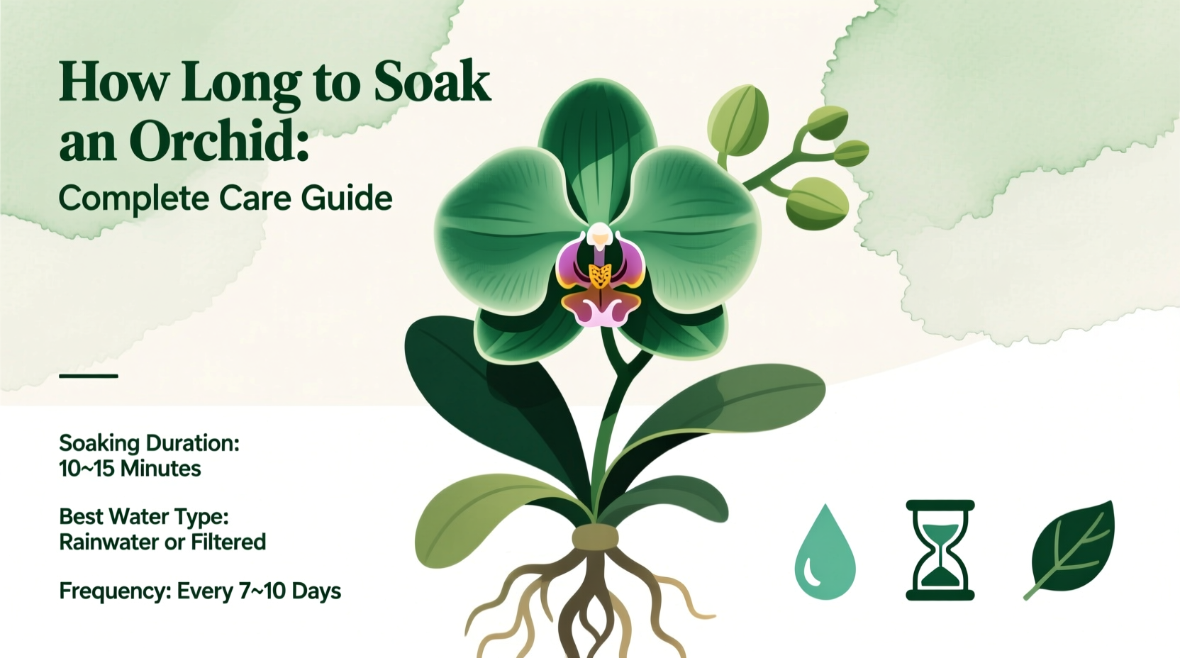 how long to soak an orchid