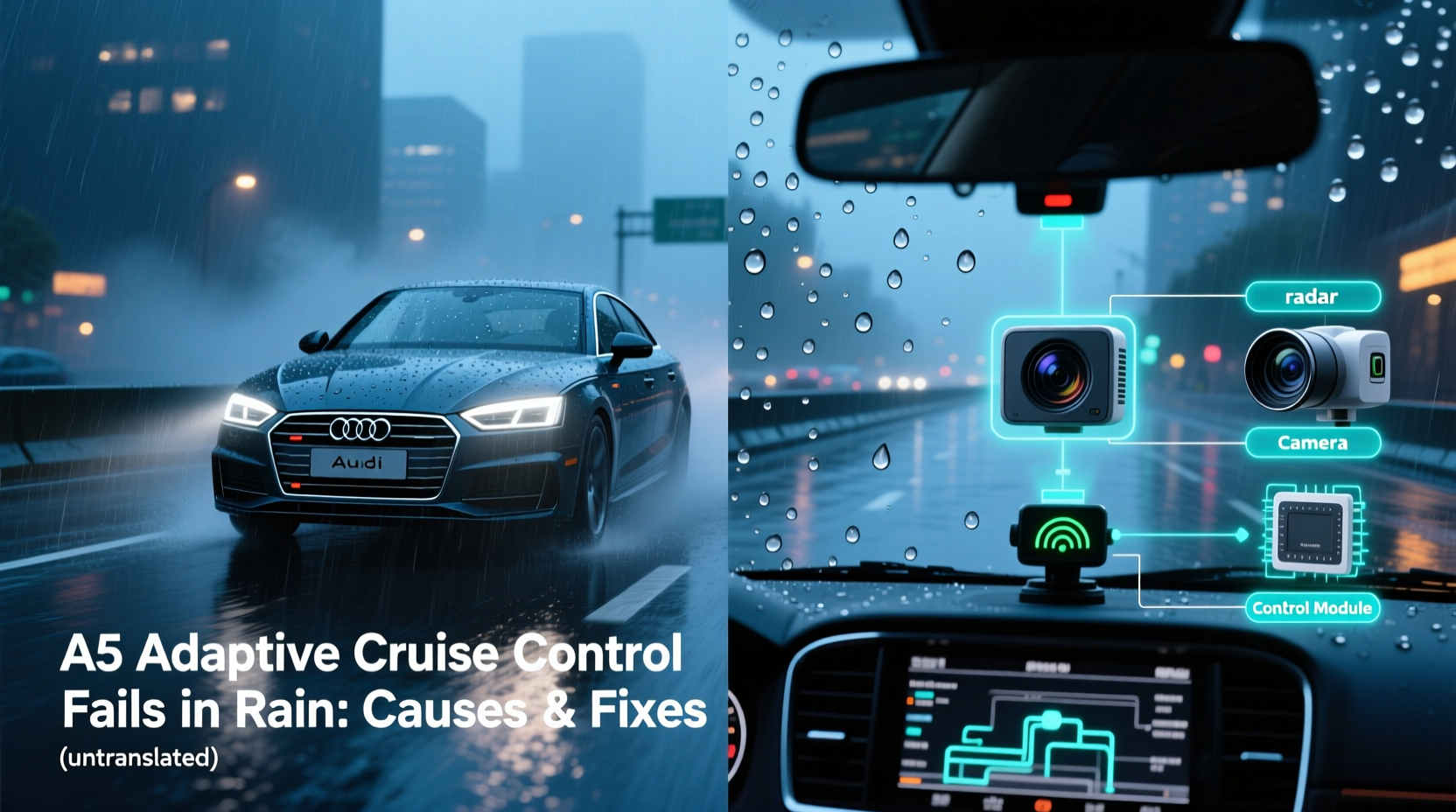 A5 Adaptive Cruise Control Fails in Rain: Causes & Fixes