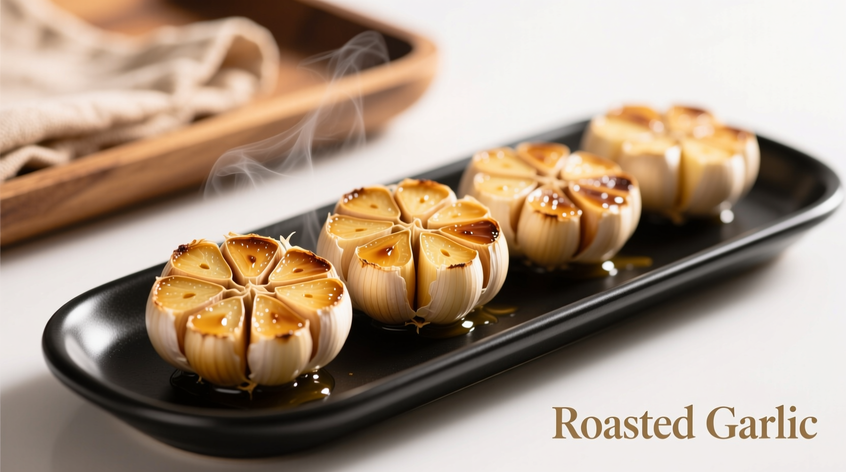 roasting garlic cloves in the oven