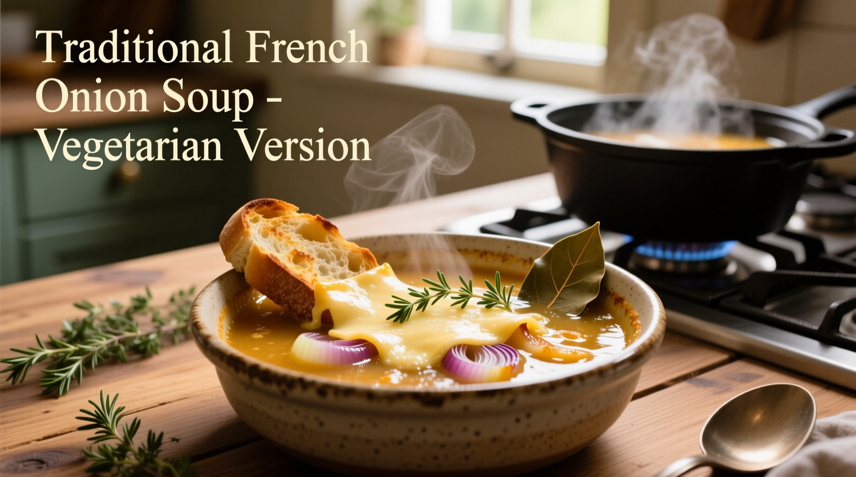 Perfect Vegetarian Onion Soup Recipe: Rich & Authentic