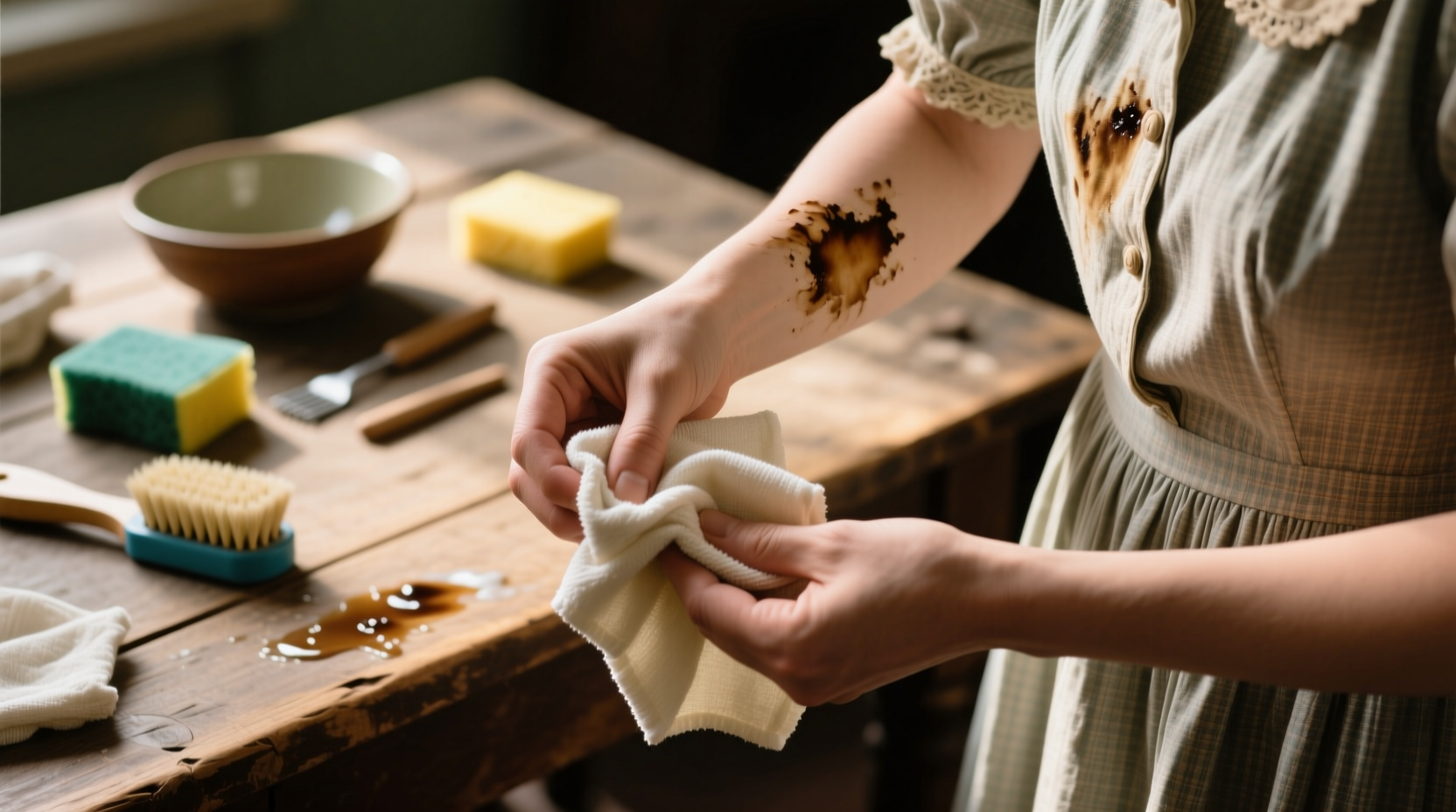 how to remove stains from thrifted store finds