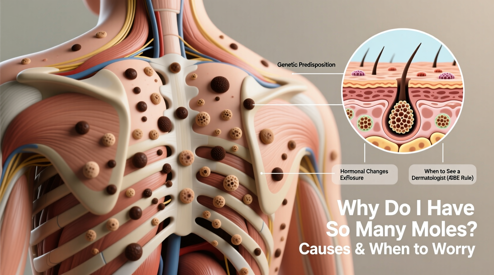 why do i have so many moles causes and when to worry