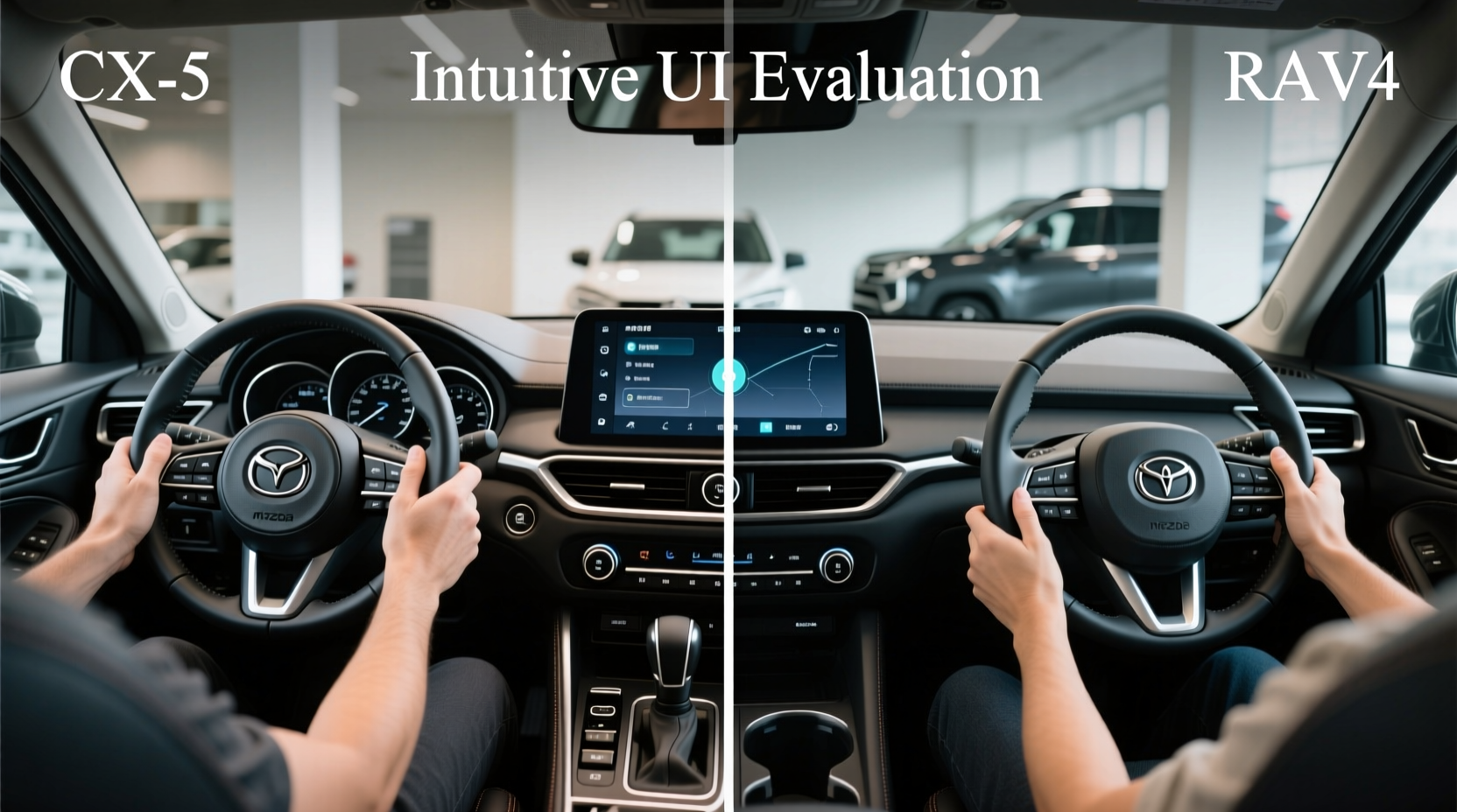 cx5 vs rav4 dashboard usability