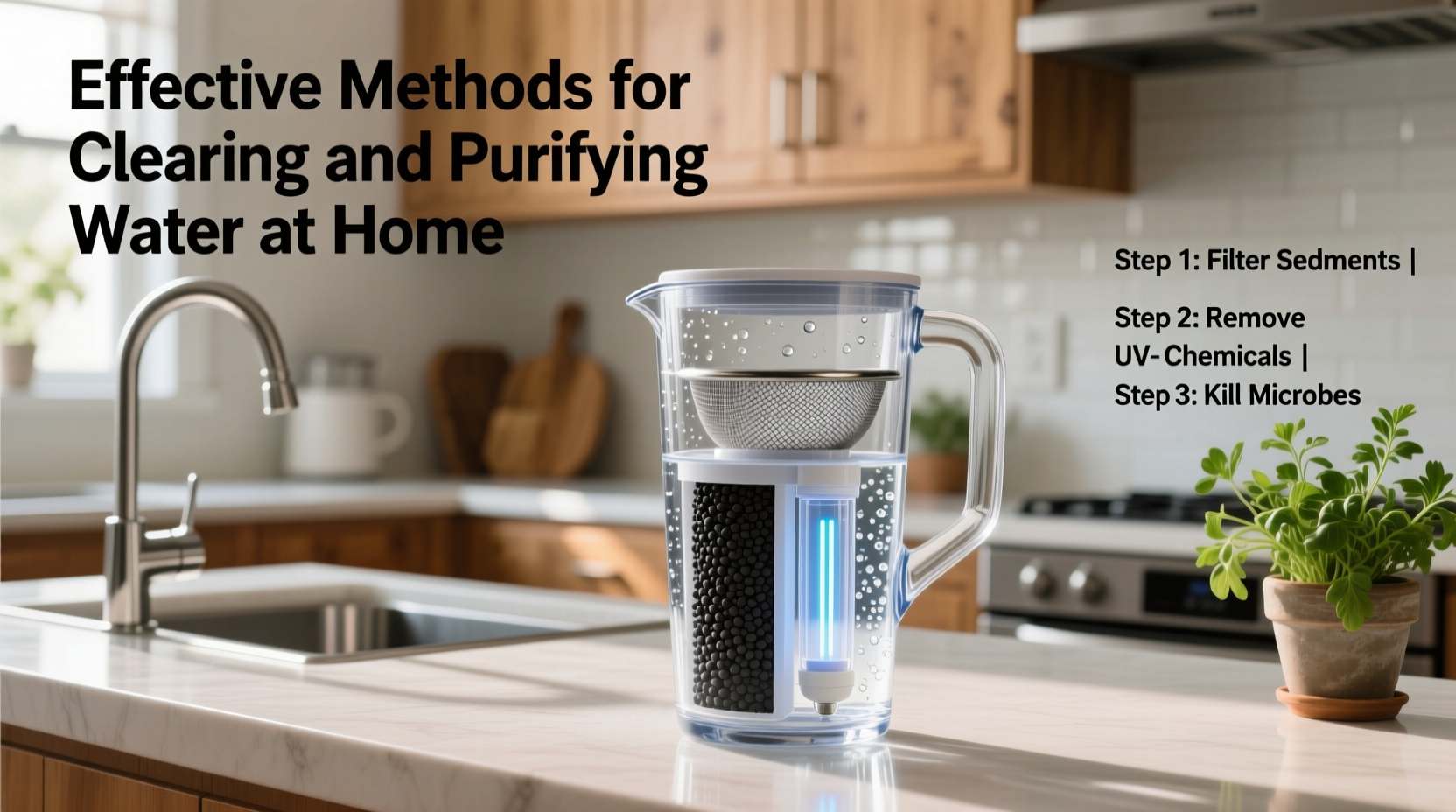 effective methods for clearing and purifying water at home a practical guide