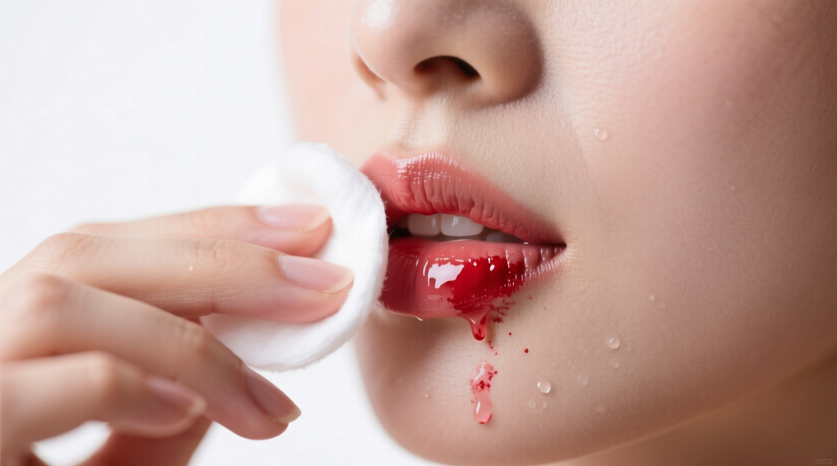 how remove lipstick stains