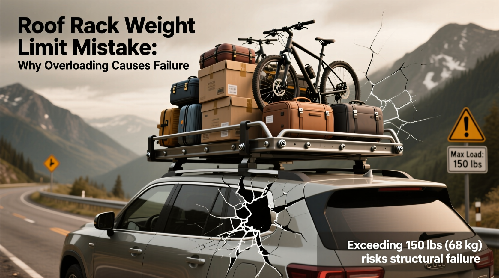 roof rack weight limit mistake