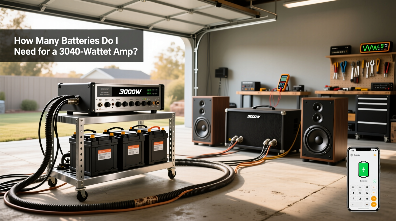 3000 Watts Amplifier Battery Guide: How to Choose & Calculate Needs