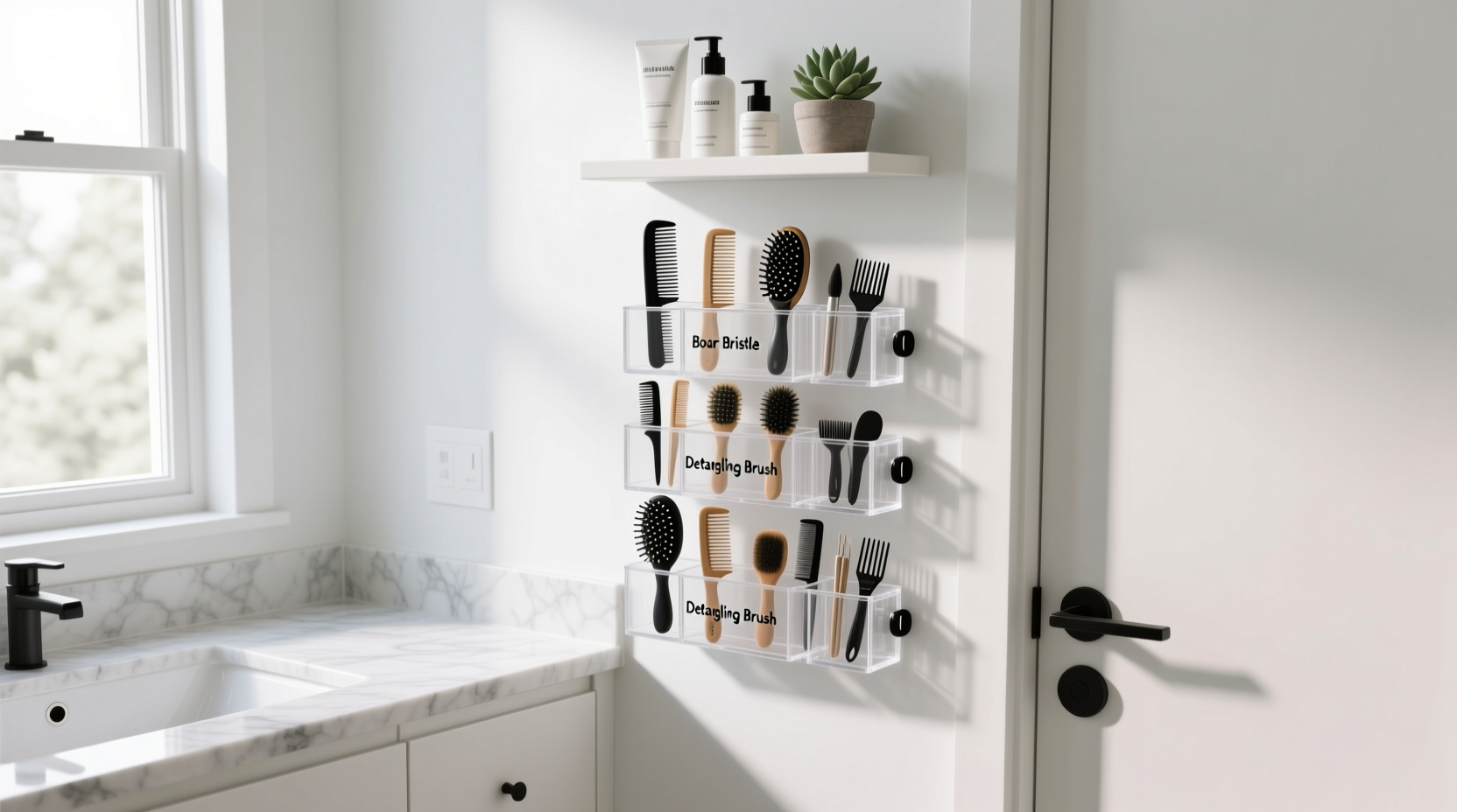 creative ways to maximize bathroom storage using a comb organizer effectively